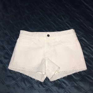 Joe’s Crochet Eyelet Shorts